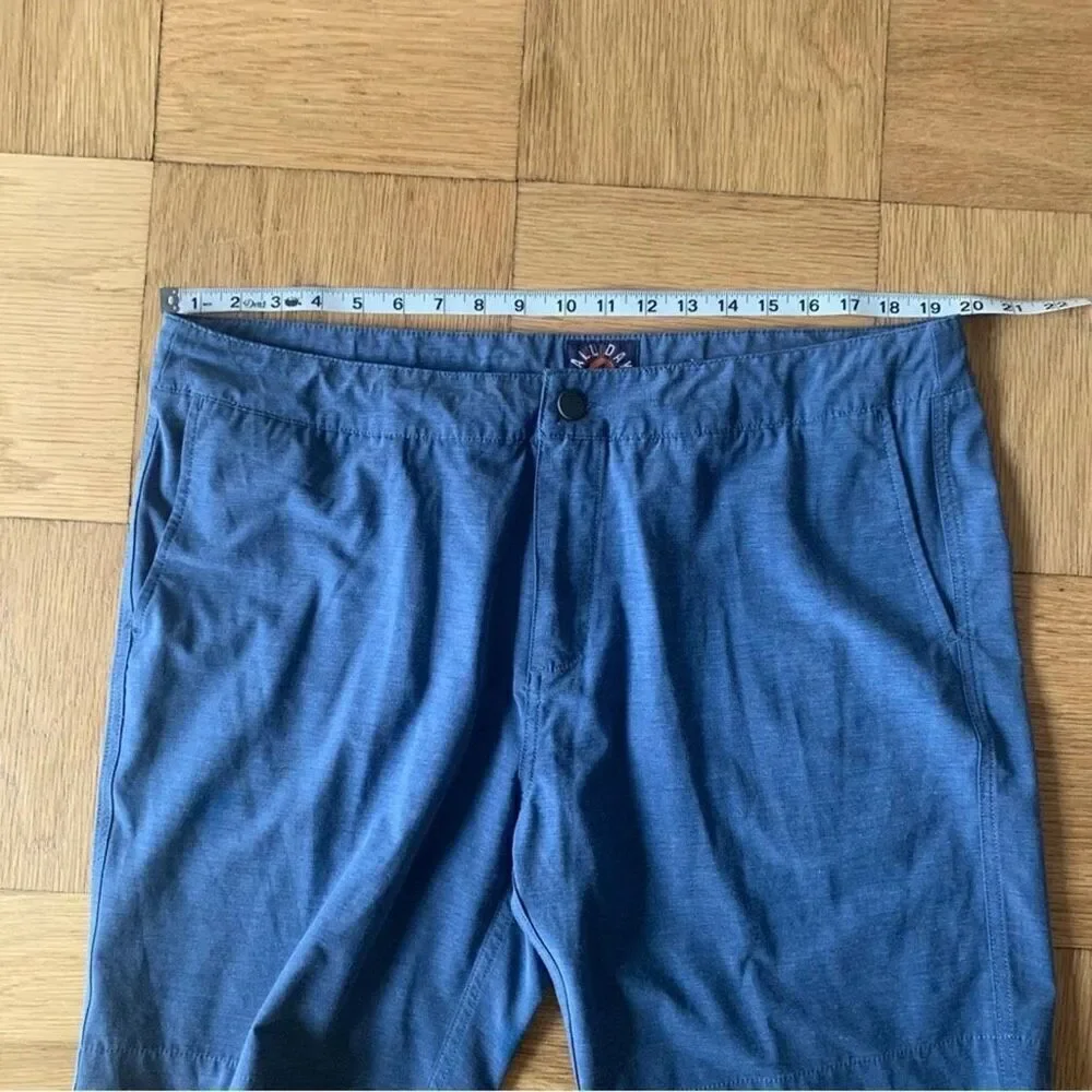 Faherty Mens All Day Shorts 38 Blue Drawstring 7